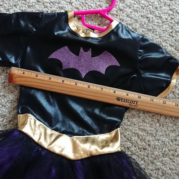 Girls Batgirl Halloween Costume size 3-4T - Picture 6 of 11